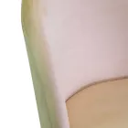 Chaise en velours et cadre en métal dans différentes finitions - Penna Viadurini