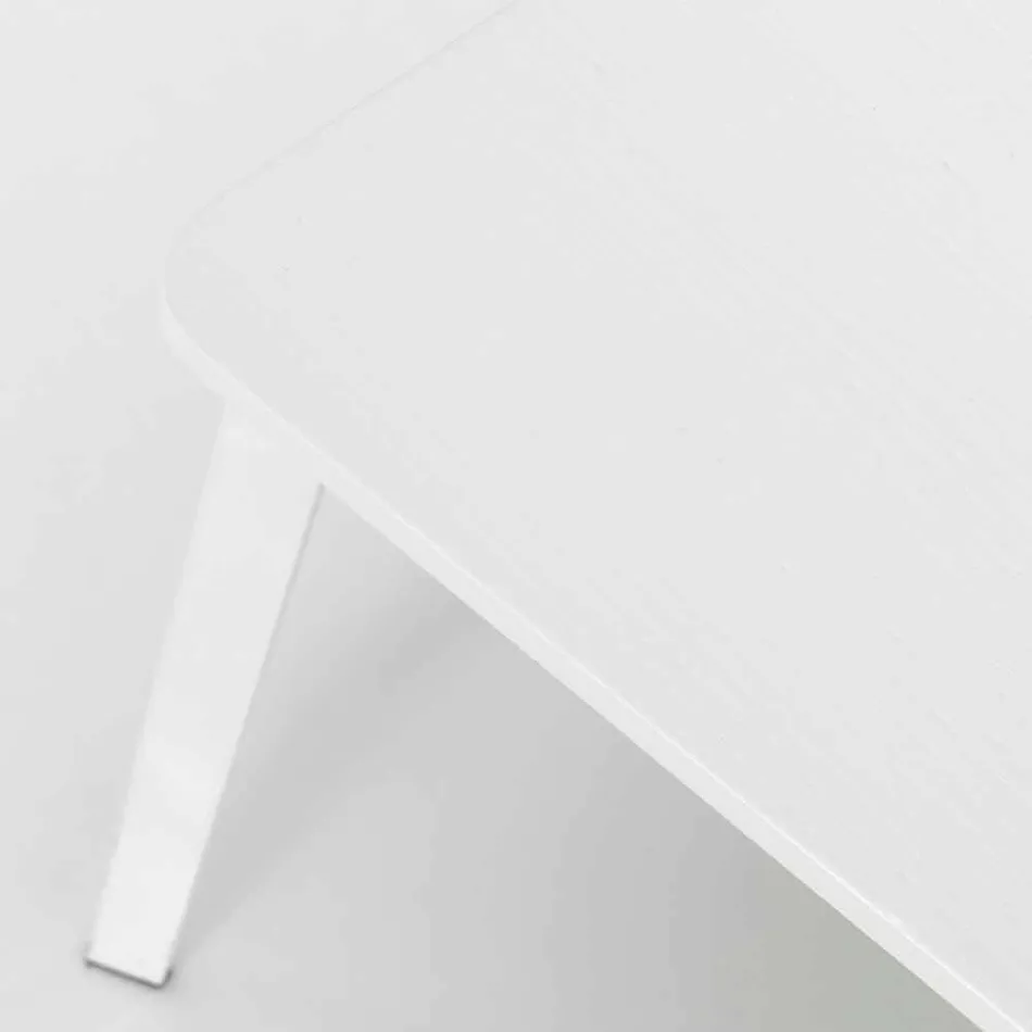 Chaise design moderne en bois et métal, Elmas, 4 pièces Viadurini