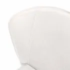 Chaise de salon moderne entièrement recouverte de simili cuir, Accadia, 4 pièces Viadurini