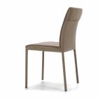 Chaise de salon moderne rembourrée et rembourrée fabriquée en Italie - Monnalisa Viadurini