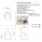 Chaise enfant lumineuse, LED RGBW rechargeable, 2 pièces - Tino par Myyour Viadurini