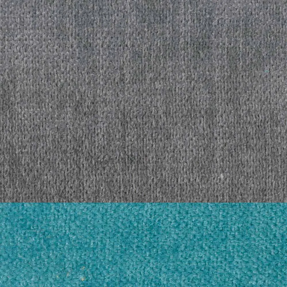 Chaise moderne de design élégant en tissu avec bordure et bois - Scarat Viadurini