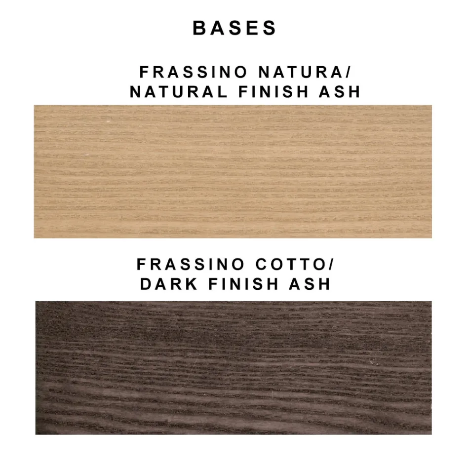 Chaise moderne de design élégant en tissu avec bordure et bois - Scarat Viadurini