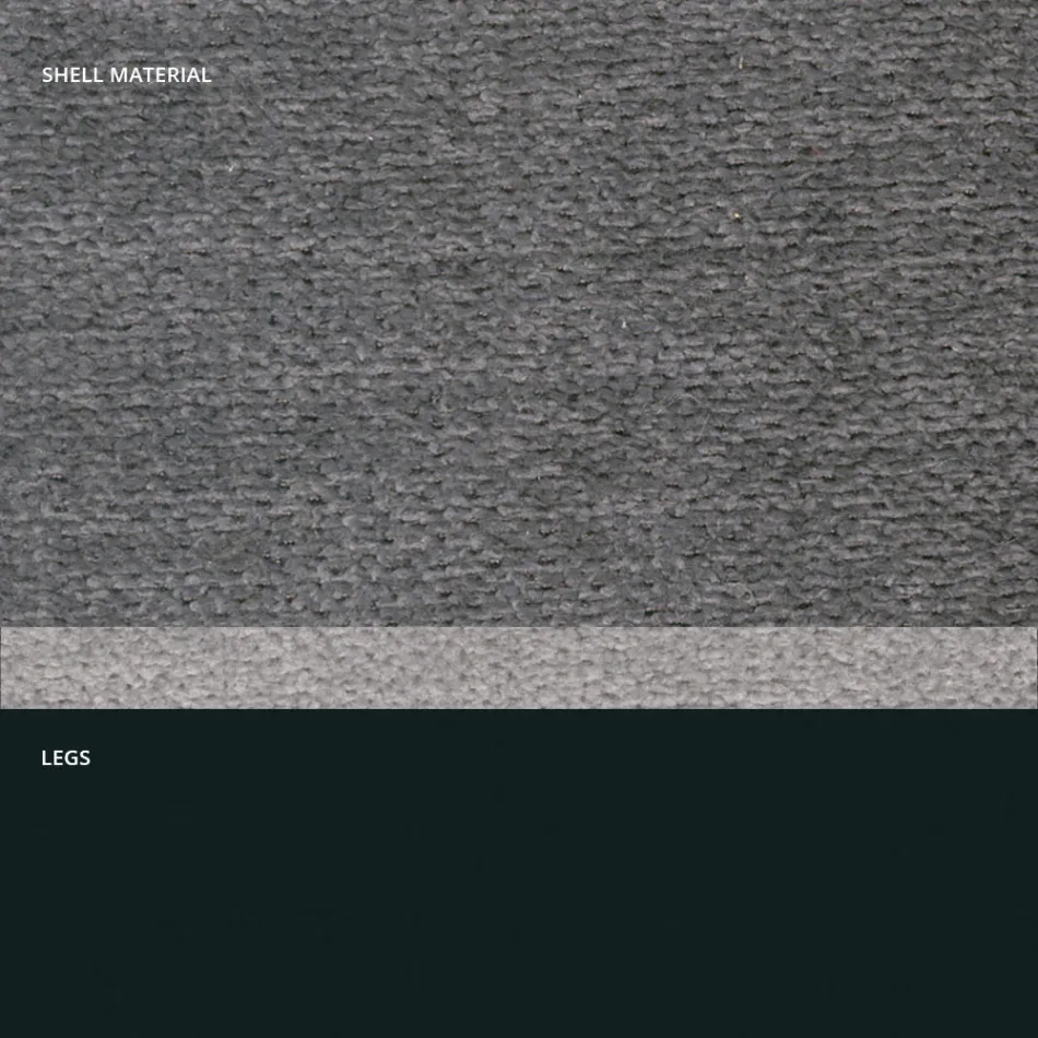 Chaise moderne en tissu et pieds triangulaires fabriquée en Italie, Oriella Viadurini