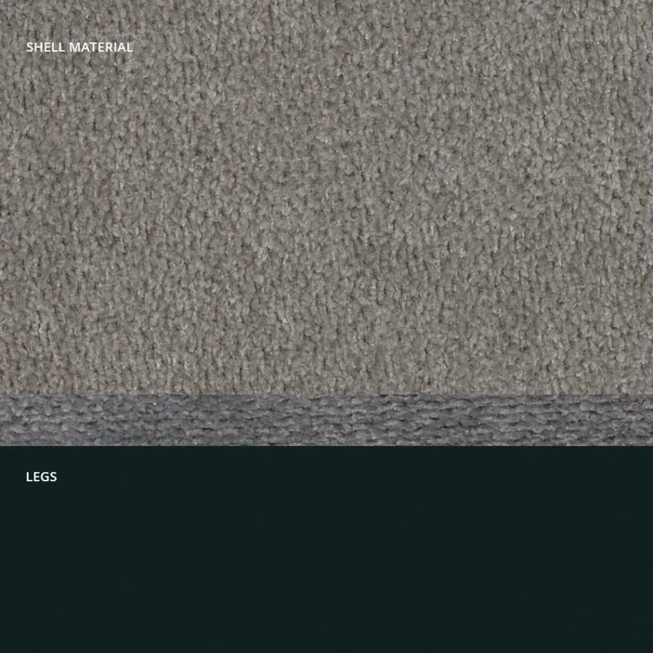 Chaise moderne en tissu et pieds triangulaires fabriquée en Italie, Oriella Viadurini