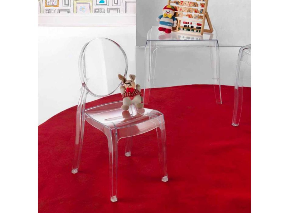 Chaise moderne transparente Dylan Viadurini