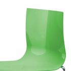 Chaise de Bureau ou de Salon Moderne Acier, Plastique Recyclé Coloré - Verenza Viadurini