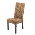 Chaise d'extérieur en tissage banane avec coussin d'assise - Safari Viadurini