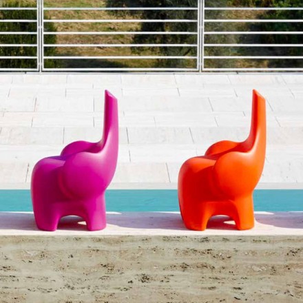 Chaise Elephant Design Moderne pour Enfants, 4 Pièces Colorées - Tino par Myyour Viadurini
