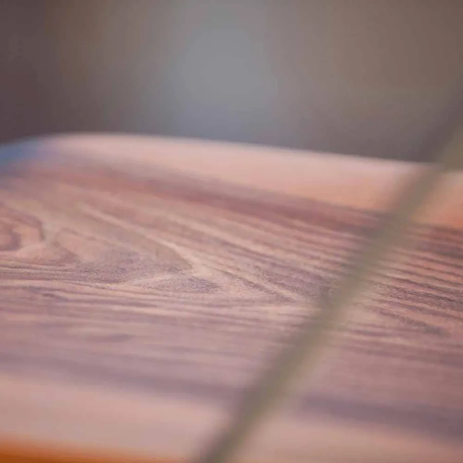 Chaise de salle à manger artisanale en bois et acier Made in Italy - Valencia Viadurini