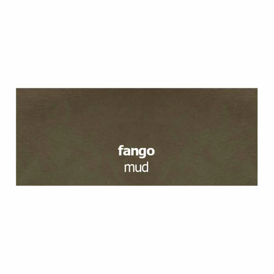 Chaise de salle à manger en cuir écologique et métal Made in Italy, 2 pièces - Sélénium Viadurini