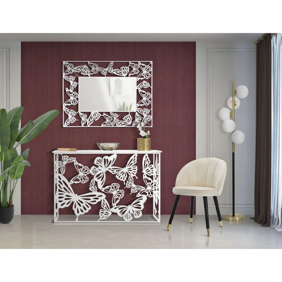 Chaise de salle à manger en bois avec assise recouverte de tissu - Latina Viadurini