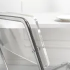 Chaise de salle à manger en plexiglas Made in Italy 2 pièces - Charlotte Viadurini