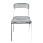 Chaise de salle à manger en plexiglas Made in Italy 2 pièces - Charlotte Viadurini