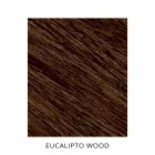 Chaise de salle à manger en tissu avec piètement en bois Made in Italy - Noix de coco Viadurini