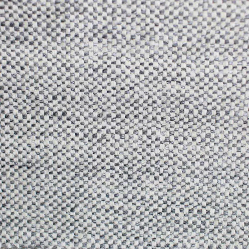 Chaise de salle à manger en tissu avec piètement en bois Made in Italy - Noix de coco Viadurini