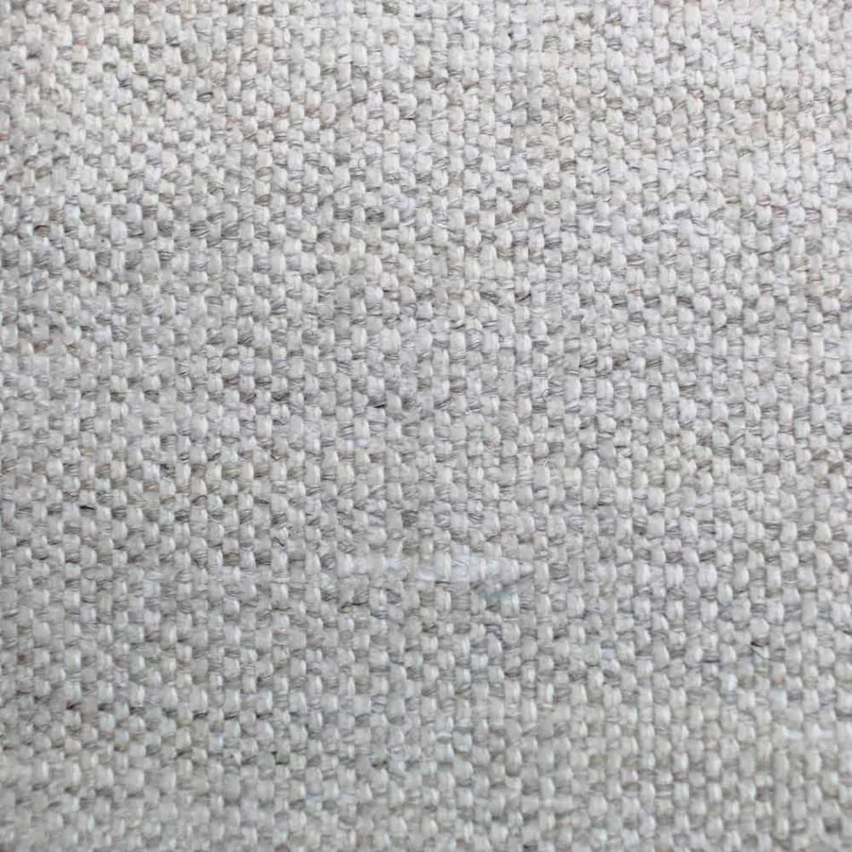 Chaise de salle à manger en tissu avec piètement en bois Made in Italy - Noix de coco Viadurini