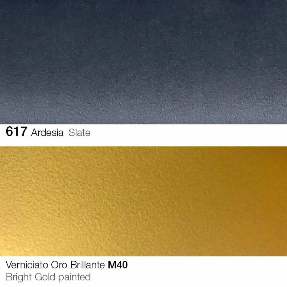 Chaise de salle à manger en tissu avec pieds dorés Made in Italy - Marchesi Viadurini