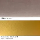 Chaise de salle à manger en tissu avec pieds dorés Made in Italy - Marchesi Viadurini