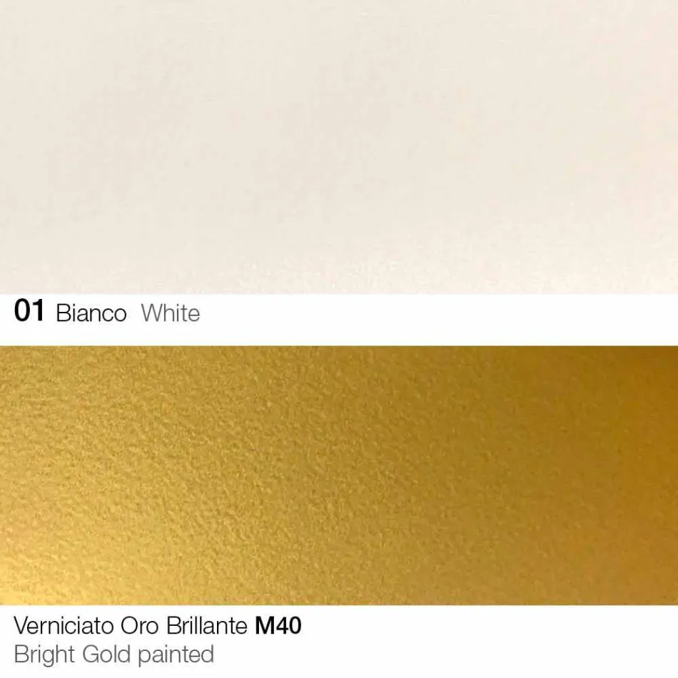 Chaise de salle à manger en tissu avec pieds dorés Made in Italy - Marchesi Viadurini