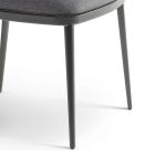 Chaise de salle à manger en tissu et métal Made in Italy - Bonaldo Mida Viadurini