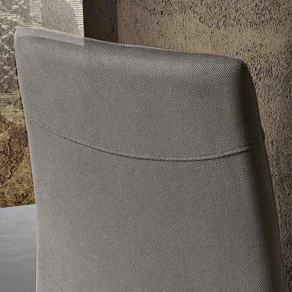 Chaise de salle à manger moderne en tissu fabriquée en Italie, Porzia Viadurini