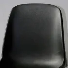 Chaise moderne pour salle de réunion ou salle de conférence en métal et ABS noir - Zetica Viadurini