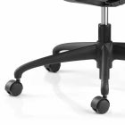 Chaise de Bureau Design Ergonomique Pivotante avec Accoudoirs et Roulettes - Meliva Viadurini