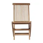 Chaise de jardin pliante en teck - Brillant Viadurini