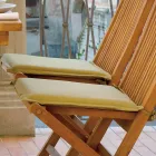 Chaise de jardin pliante en teck - Brillant Viadurini