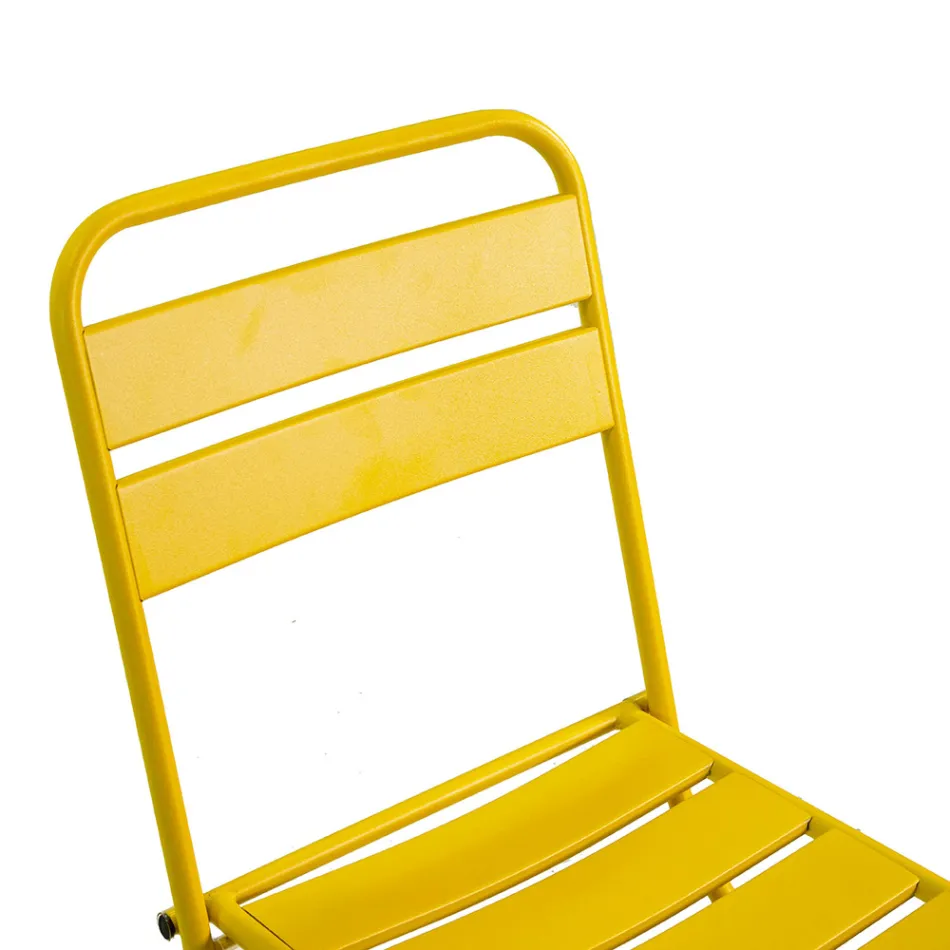 Chaise de jardin pliante entièrement en métal - Ruban Viadurini