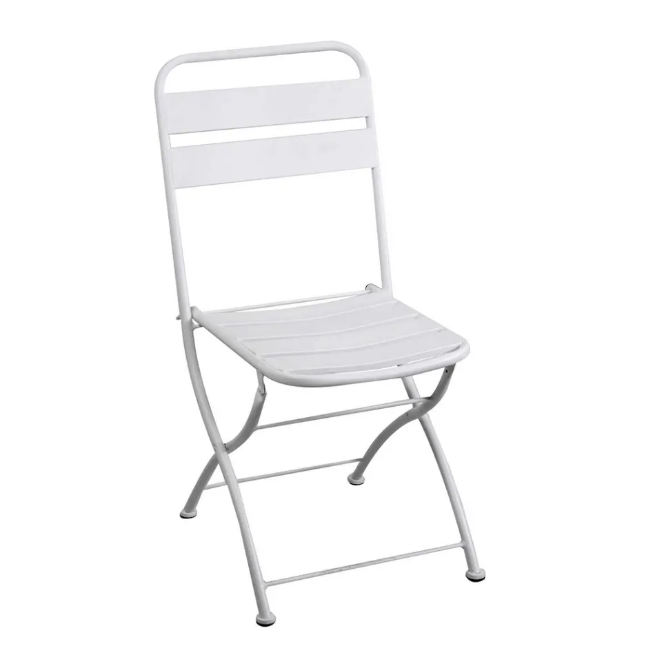 Chaise de jardin pliante entièrement en métal - Ruban Viadurini
