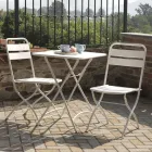 Chaise de jardin pliante entièrement en métal - Ruban Viadurini