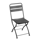 Chaise de jardin pliante entièrement en métal - Ruban Viadurini