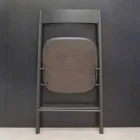 Chaise Pliante en Métal et Bois de Chêne 2 Pièces Made in Italy - Roberta Viadurini