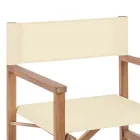 Chaise de réalisateur en bois d'acacia de design extérieur pour jardin - Roxen Viadurini