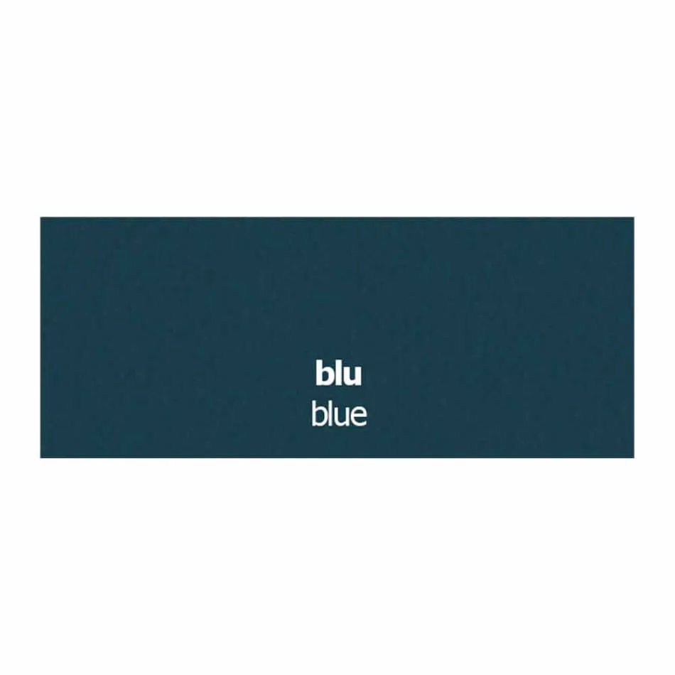 Chaise rembourrée en cuir avec structure en métal Made in Italy, 2 pièces - Zinc Viadurini