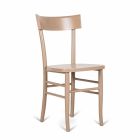 Chaise avec design moderne en bois de hêtre Stella, 4 pièces Viadurini