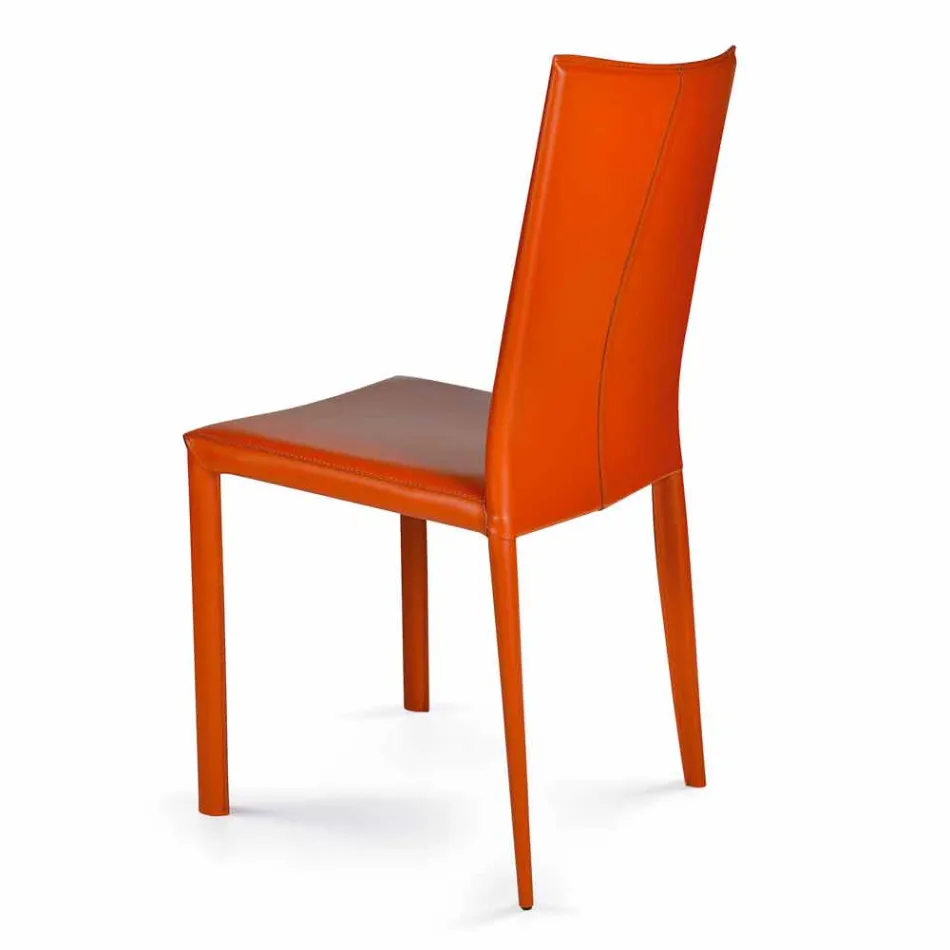 Chaise de salle à manger design moderne, H88,5cm, Afrique, fabriqué en Italie Viadurini