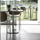 Chaise de salle à manger en bois et métal Made in Italy 2 pièces - Saffia Viadurini