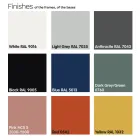 Chaise de salle à manger en bois et métal Made in Italy 2 pièces - Saffia Viadurini