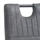 Chaise de salle à manger en cuir synthétique vieilli 4 pièces - Cassandra Viadurini