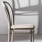 Chaise de salle à manger en polypropylène empilable jusqu'à 10 unités, 4 pièces - Gaya Viadurini