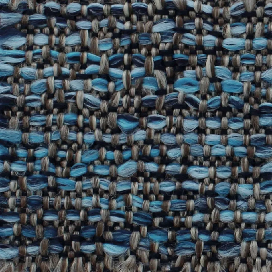 Chaise de salle à manger en tissu fabriquée en Italie 4 pièces - Lorenza Viadurini