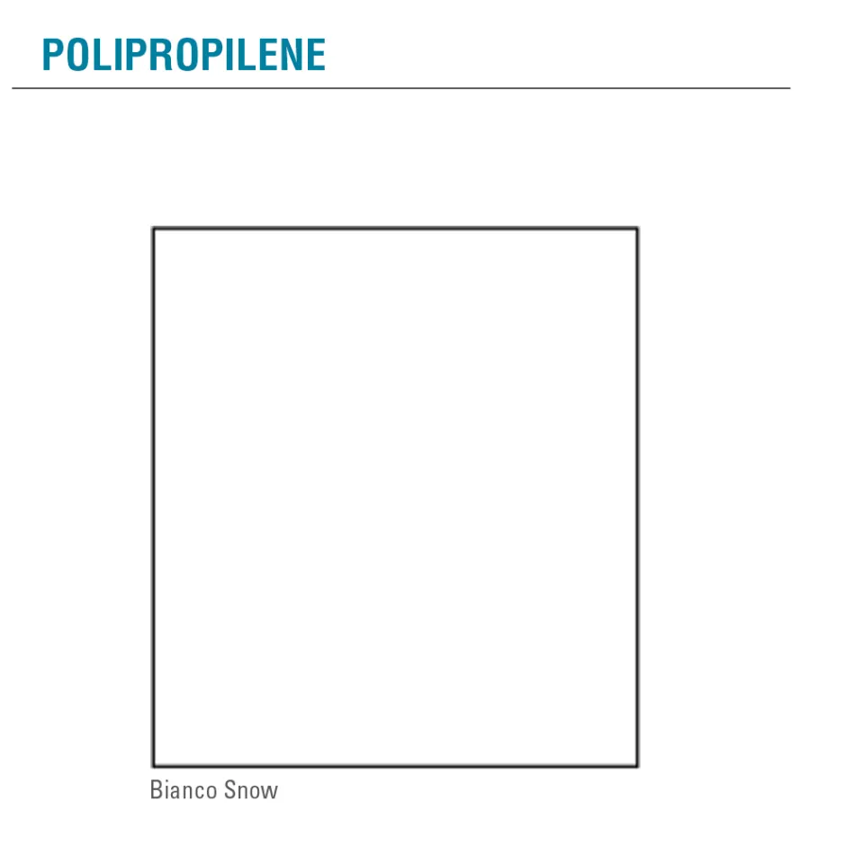 Chaise de salon en bois et polypropylène Made in Italy, 4 pièces - Marbella Viadurini