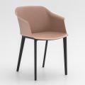 Chaise de salon en polypropylène coloré Made in Italy, 4 pièces - Marbella