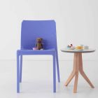 Chaises de salle à manger design moderne brillant et coloré 4 pièces - Havana Viadurini