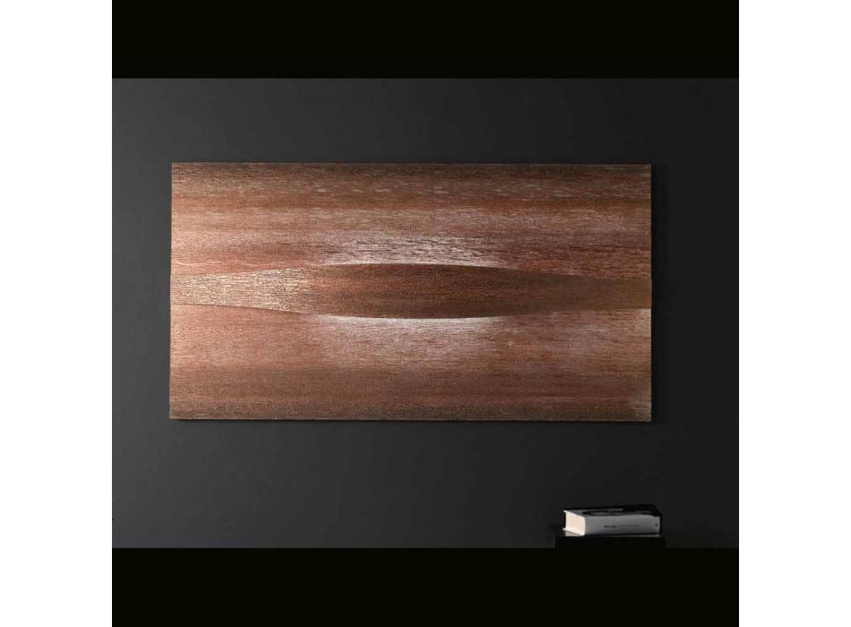 Selene Art &amp; Light bougeoir avec des panneaux texturés 140xH75 cm Viadurini