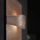 Selene Art &amp; Light bougeoir avec des panneaux texturés 140xH75 cm Viadurini