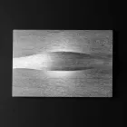 Selene Art &amp; lumière avec des panneaux appliques texture faits à la main Viadurini